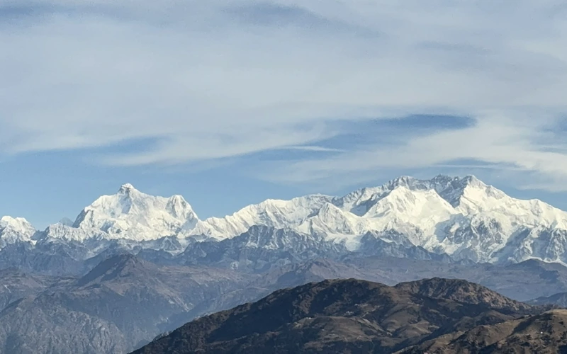 Kanchenjunga range seen from the Singalila ridge
